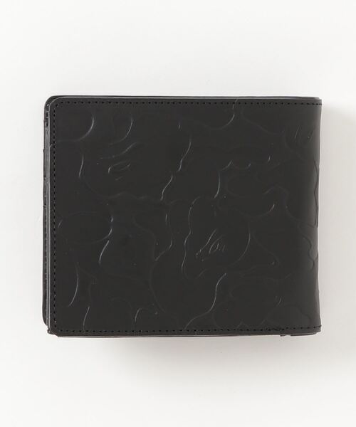SOLID CAMO LEATHER POUCH WALLET | bape.com