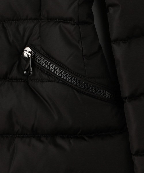MONCLER（モンクレール）の「MONCLER / "FLAMMETTE" ロングダウンコート（ダウンジャケット/コート・レディース・ブラック・0/00/1）」の5枚目の写真