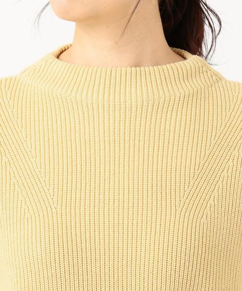 J.PRESS（ジェイプレス）の「【洗える】コットンアクリル片畦 ニット（ニット/セーター・レディース・ピンク系/スモーキーグリーン系/イエロー系/ベージュ系・MEDIUM/LARGE）」の14枚目の写真