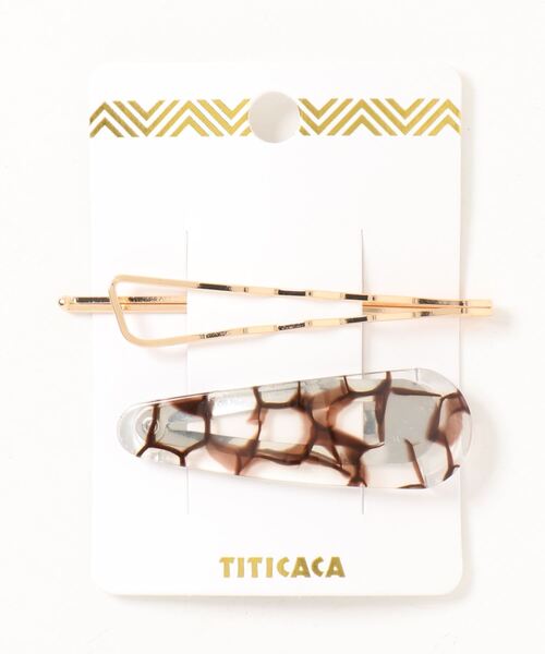 チチカカ（チチカカ）の「オーロラツインセットヘアピン（ヘアピン・レディース・ホワイト/ブラウン/ブルー/カラフル・FREE）」の15枚目の写真