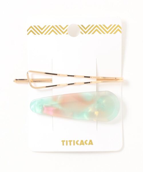 チチカカ（チチカカ）の「オーロラツインセットヘアピン（ヘアピン・レディース・ホワイト/ブラウン/ブルー/カラフル・FREE）」の17枚目の写真