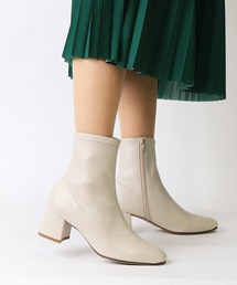 artemis by DIANA | チャンキーヒールストレッチショートブーツ(ブーツ)