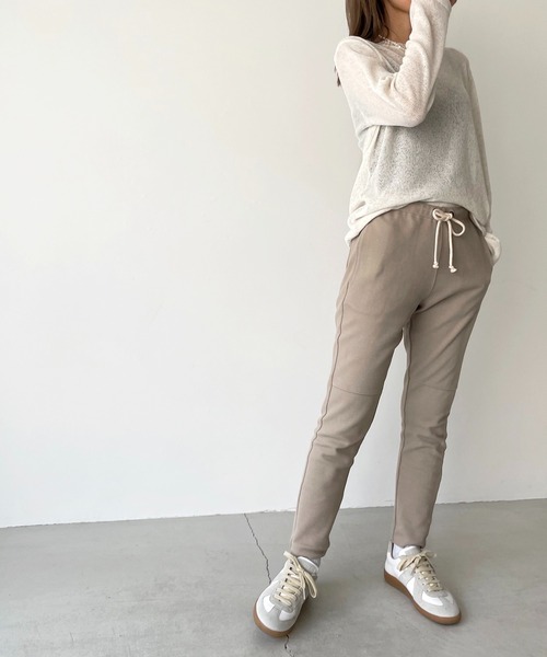 CANAL JEAN（キャナルジーン）の「RED CHOP WORKS(レッドチョップワークス) カルゼクロップドパンツ（その他パンツ・レディース・ホワイト/ブラック/ベージュ/グレー・38/36）」の17枚目の写真