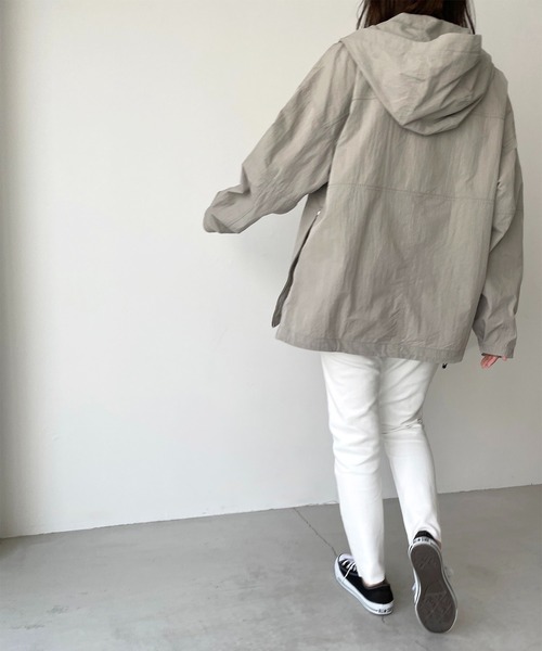 CANAL JEAN（キャナルジーン）の「RED CHOP WORKS(レッドチョップワークス) カルゼクロップドパンツ（その他パンツ・レディース・ホワイト/ブラック/ベージュ/グレー・38/36）」の13枚目の写真