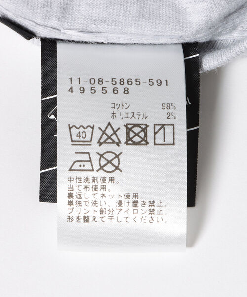 BEAMS T（ビームスティー）の「BEAMS T / HAHAHA Cat Tシャツ（Tシャツ/カットソー・メンズ・ライトグレー/ベージュ・SMALL/MEDIUM/LARGE/X-LARGE）」の10枚目の写真