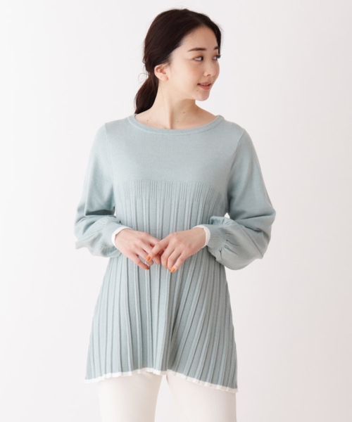 プリーツ風aラインニット ニット セーター Shoo La Rue シューラルー のファッション通販 Zozotown