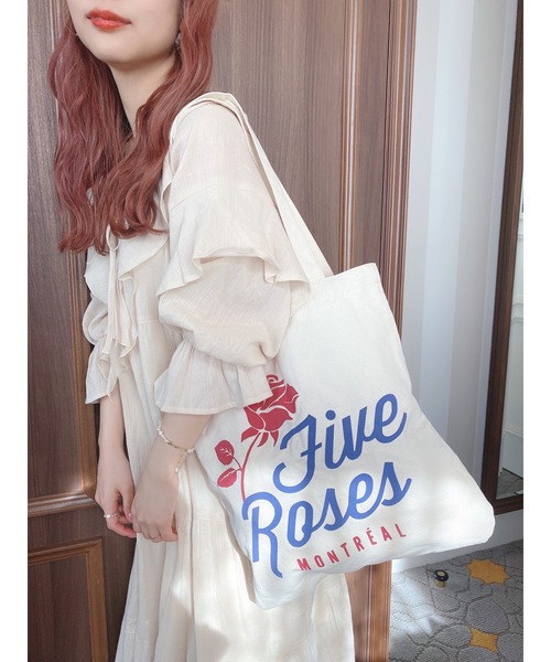 JUMELLE（ジュメロ）の「ファイブローズバッグ（トートバッグ・レディース・アイボリー・FREE）」の10枚目の写真