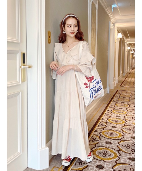 JUMELLE（ジュメロ）の「ファイブローズバッグ（トートバッグ・レディース・アイボリー・FREE）」の7枚目の写真