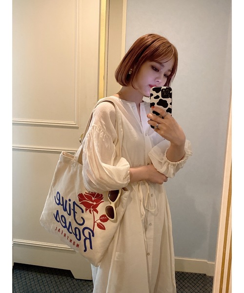 JUMELLE（ジュメロ）の「ファイブローズバッグ（トートバッグ・レディース・アイボリー・FREE）」の18枚目の写真