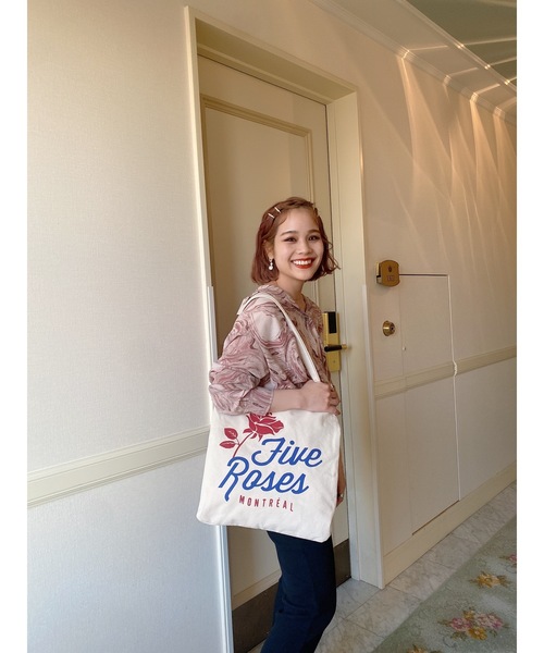 JUMELLE（ジュメロ）の「ファイブローズバッグ（トートバッグ・レディース・アイボリー・FREE）」の20枚目の写真