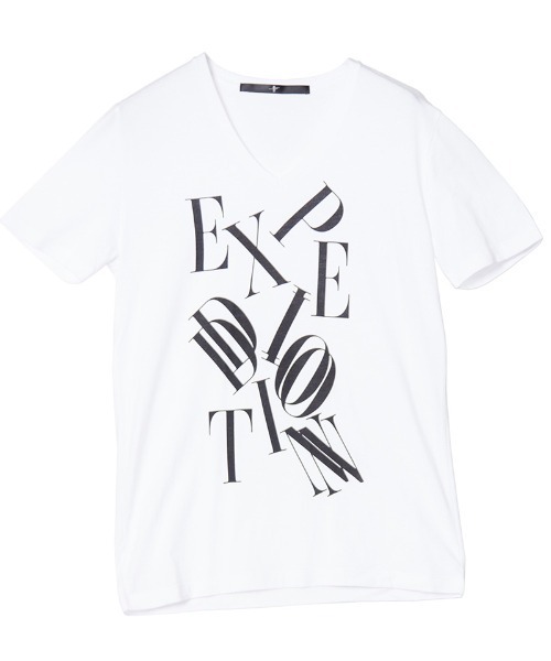 NO ID.(ノーアイディ)の「mt7141- メッセージプリントV-N-T Tシャツ(Tシャツ/カットソー・メンズ・ホワイト/ブラック/グレー・1/2)」の19枚目の写真