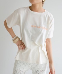 SLOBE citron. sois toi Tシャツ【手洗い可能】◆
