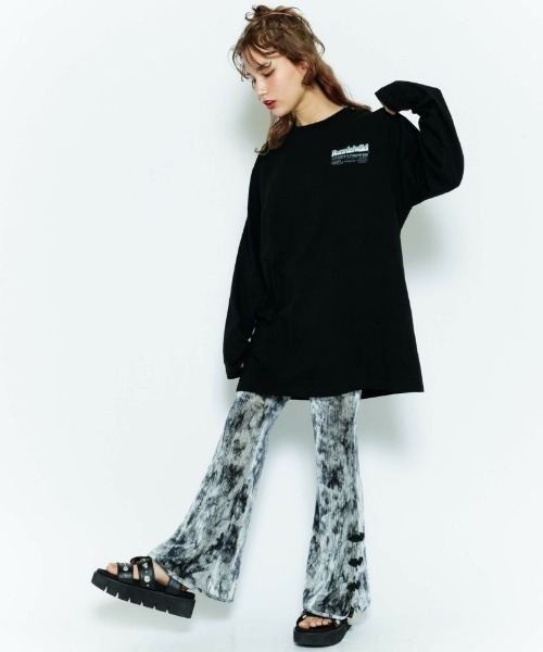 Candy Stripper（キャンディストリッパー）の「TIE DYE CHINA パンツ（その他パンツ・レディース・ブルー/グレー/ブラック・2）」の7枚目の写真