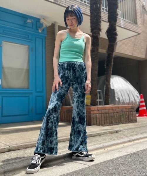 Candy Stripper（キャンディストリッパー）の「TIE DYE CHINA パンツ（その他パンツ・レディース・ブルー/グレー/ブラック・2）」の16枚目の写真