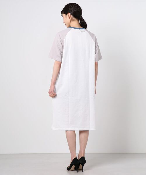 WEGO（ウィゴー）の「WEGO/プリントスリットロングワンピース（ワンピース・レディース・スミクロ/ブルー/ホワイト/ネイビー/ライトベージュ/ホワイト系その他・FREE）」の11枚目の写真