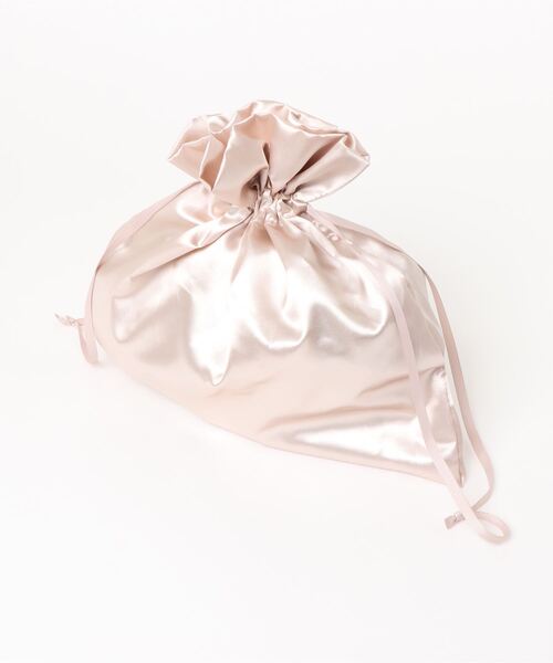 MISCH MASCH(ミッシュマッシュ)の「Pearl Handleミドルかごバッグ(かごバッグ・レディース・ブラック/ピンク・FREE)」の5枚目の写真