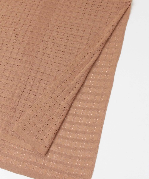 KBF+（ケービーエフプラス）の「KBF+　柄編みニットポンチョ（ニット/セーター・レディース・ベージュ/ライトブラウン・ONE）」の21枚目の写真