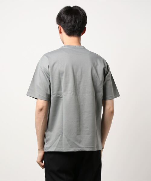 JOURNAL STANDARD relume（ジャーナルスタンダード　レリューム）の「40/-ポンチ TEE / 無地T（Tシャツ/カットソー・メンズ・オリーブ/サックスブルー/ネイビー/ライトグレー/ホワイト・SMALL/MEDIUM/LARGE）」の20枚目の写真