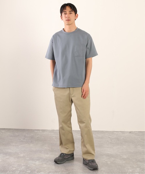 JOURNAL STANDARD relume（ジャーナルスタンダード　レリューム）の「40/-ポンチ TEE / 無地T（Tシャツ/カットソー・メンズ・オリーブ/サックスブルー/ネイビー/ライトグレー/ホワイト・SMALL/MEDIUM/LARGE）」の17枚目の写真