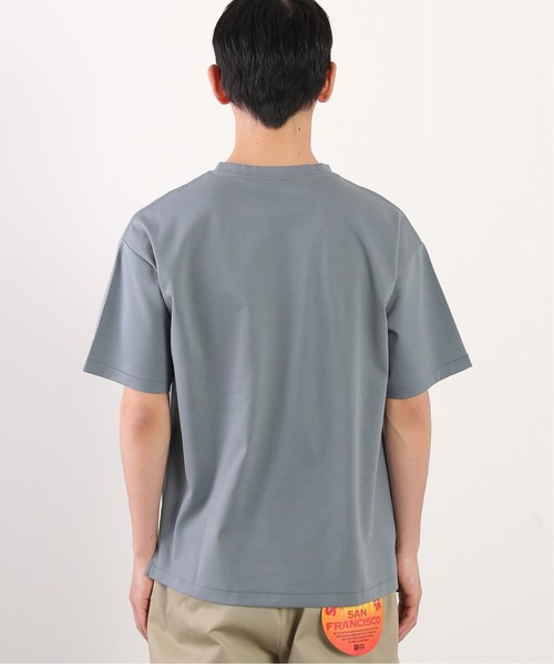 JOURNAL STANDARD relume（ジャーナルスタンダード　レリューム）の「40/-ポンチ TEE / 無地T（Tシャツ/カットソー・メンズ・オリーブ/サックスブルー/ネイビー/ライトグレー/ホワイト・SMALL/MEDIUM/LARGE）」の8枚目の写真