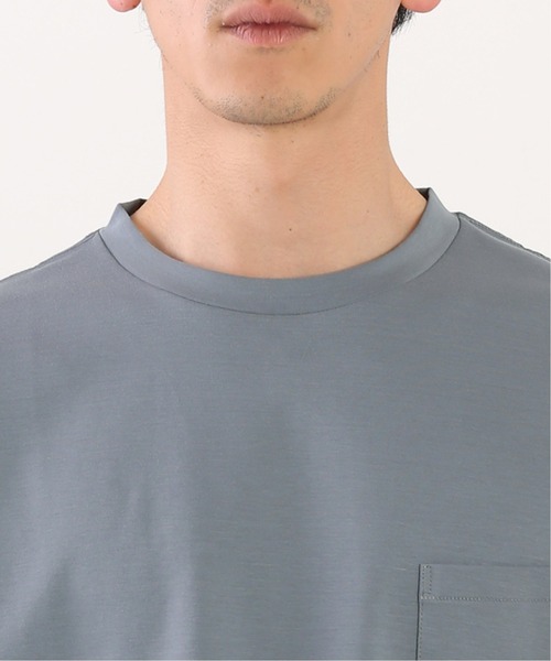 JOURNAL STANDARD relume（ジャーナルスタンダード　レリューム）の「40/-ポンチ TEE / 無地T（Tシャツ/カットソー・メンズ・オリーブ/サックスブルー/ネイビー/ライトグレー/ホワイト・SMALL/MEDIUM/LARGE）」の10枚目の写真