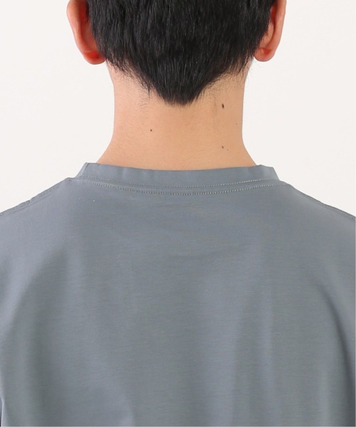 JOURNAL STANDARD relume（ジャーナルスタンダード　レリューム）の「40/-ポンチ TEE / 無地T（Tシャツ/カットソー・メンズ・オリーブ/サックスブルー/ネイビー/ライトグレー/ホワイト・SMALL/MEDIUM/LARGE）」の16枚目の写真