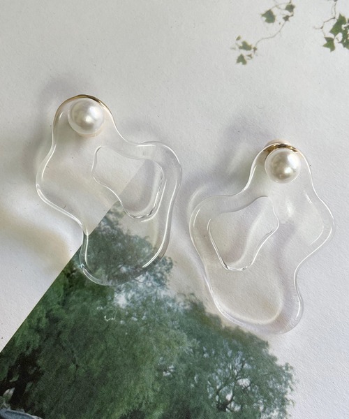 Ein（アイン）の「Ein/うねうねサークルピアス（ピアス（両耳用）・レディース・ブラック/ブラウン/シルバー/ゴールド/オレンジ/ブルー/その他2/その他3/ブラック系その他/オレンジ系その他/その他1・FREE）」の12枚目の写真