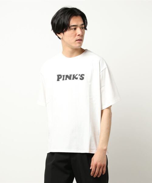 Right-on（ライトオン）の「「ピンクスホットドッグ」プリントT