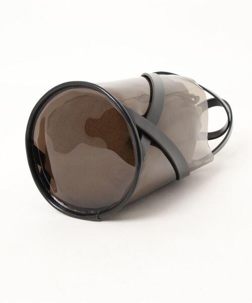 Andemiu（アンデミュウ）の「クリアトートバッグ940559（ショルダーバッグ・レディース・キャメル/ブラック・FREE）」の6枚目の写真