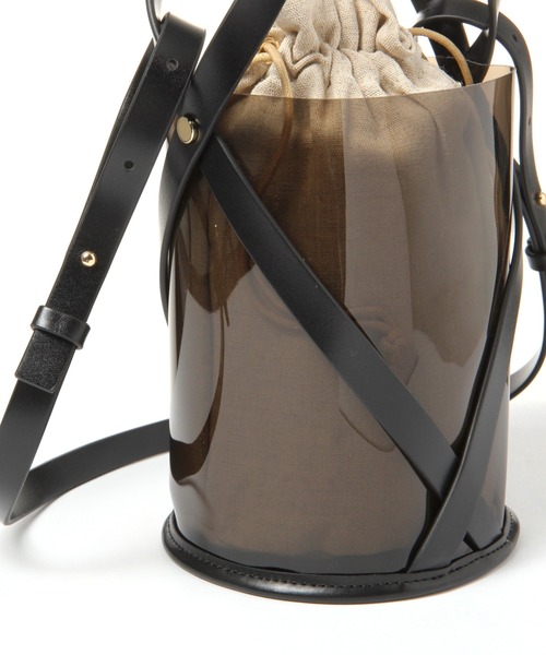 Andemiu（アンデミュウ）の「クリアトートバッグ940559（ショルダーバッグ・レディース・キャメル/ブラック・FREE）」の19枚目の写真