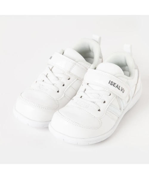 RUGGEDWORKS（ラゲッドワークス）の「【完売】《ISEAL VU》アイシール　キッズ シューズ スニーカー　運動靴（スニーカー・キッズ・ホワイト/ブラック・15 /18/17/19/16）」の2枚目の写真