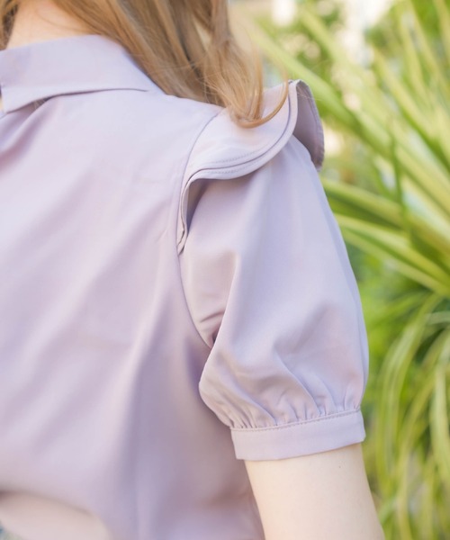 ROJITA（ロジータ）の「ブローチ付き飾りリボンブラウス（シャツ/ブラウス・レディース・ベージュ/ピンク/ホワイト・FREE）」の18枚目の写真