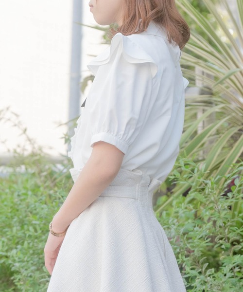 ROJITA（ロジータ）の「ブローチ付き飾りリボンブラウス（シャツ/ブラウス・レディース・ベージュ/ピンク/ホワイト・FREE）」の20枚目の写真