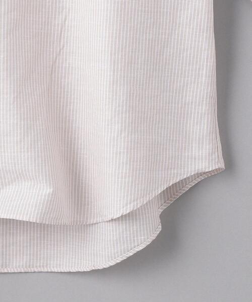 UNITED ARROWS(ユナイテッドアローズ)の「<UNITED ARROWS> コットン/リネン ポプリン バンドカラーシャツ(シャツ/ブラウス・メンズ・ベージュ・SMALL/MEDIUM/LARGE/X-LARGE)」の12枚目の写真