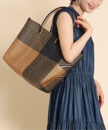 Jines | Moon Bird ☆パネル柄メルカドバッグ　M(ショルダーバッグ)