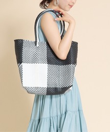 Jines | Moon Bird ☆パネル柄メルカドバッグ　M(ショルダーバッグ)