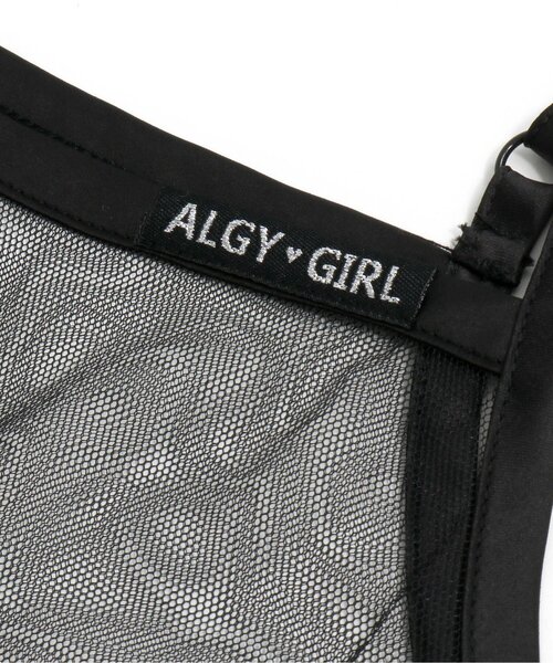 algy（アルジー）の「チュールキャミワンピ＆Tワンピセット（ワンピース・キッズ・ブラック/ピンク/オフホワイト・SMALL/MEDIUM/X-SMALL/XX-SMALL/XXX-SMALL）」の9枚目の写真