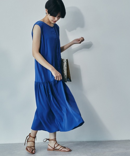 セール ギャザーボリュームワンピース ワンピース Ecrire エクリール のファッション通販 Zozotown