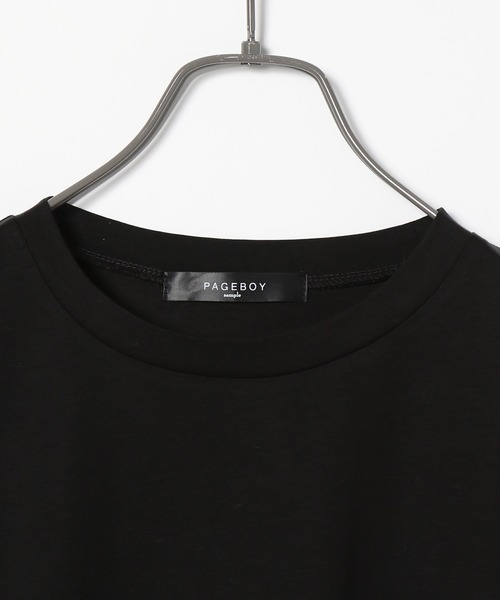 PAGEBOY(ページボーイ)の「スリットデザインBIGTシャツ(Tシャツ/カットソー・レディース・ブラック/オフホワイト/ゼブラ・FREE)」の19枚目の写真