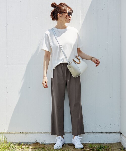 J.PRESS（ジェイプレス）の「【UVケア・接触冷感・洗える】ジャージー パンツ（その他パンツ・レディース・グレー系/ダークブラウン系/ブラック系・9/11/13/7）」の19枚目の写真