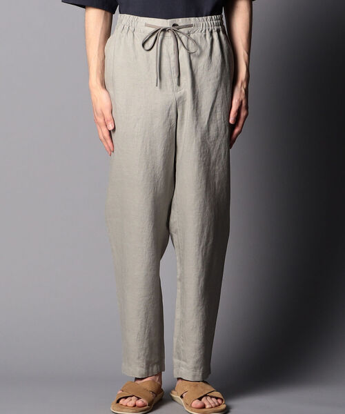 NOLLEY'S goodman（ノーリーズグッドマン）の「リネン イージーパンツ（その他パンツ・メンズ・ダークブラウン/ライトグレー/レンガ/オフホワイト/ネイビー/マスタード・LARGE/MEDIUM/SMALL/X-LARGE）」の17枚目の写真