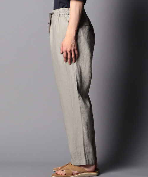 NOLLEY'S goodman（ノーリーズグッドマン）の「リネン イージーパンツ（その他パンツ・メンズ・ダークブラウン/ライトグレー/レンガ/オフホワイト/ネイビー/マスタード・LARGE/MEDIUM/SMALL/X-LARGE）」の7枚目の写真