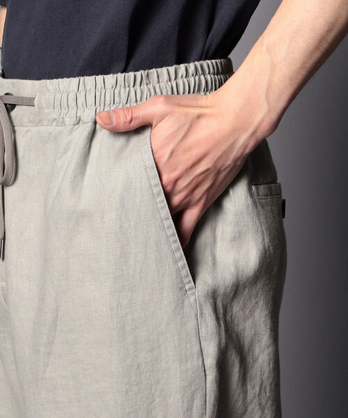 NOLLEY'S goodman（ノーリーズグッドマン）の「リネン イージーパンツ（その他パンツ・メンズ・ダークブラウン/ライトグレー/レンガ/オフホワイト/ネイビー/マスタード・LARGE/MEDIUM/SMALL/X-LARGE）」の19枚目の写真