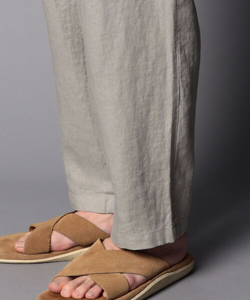 NOLLEY'S goodman（ノーリーズグッドマン）の「リネン イージーパンツ（その他パンツ・メンズ・ダークブラウン/ライトグレー/レンガ/オフホワイト/ネイビー/マスタード・LARGE/MEDIUM/SMALL/X-LARGE）」の11枚目の写真