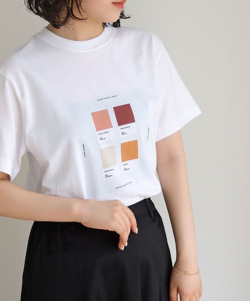 HER CLOSET(ハークローゼット)の「【HERCLOSET】アート柄プリントT(Tシャツ/カットソー・レディース・ホワイト系その他2/ホワイト/ホワイト系その他・S/M)」の20枚目の写真