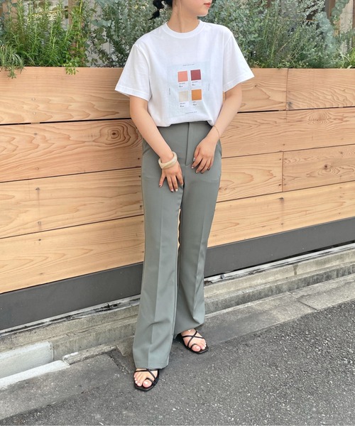 HER CLOSET(ハークローゼット)の「【HERCLOSET】アート柄プリントT(Tシャツ/カットソー・レディース・ホワイト系その他2/ホワイト/ホワイト系その他・S/M)」の15枚目の写真