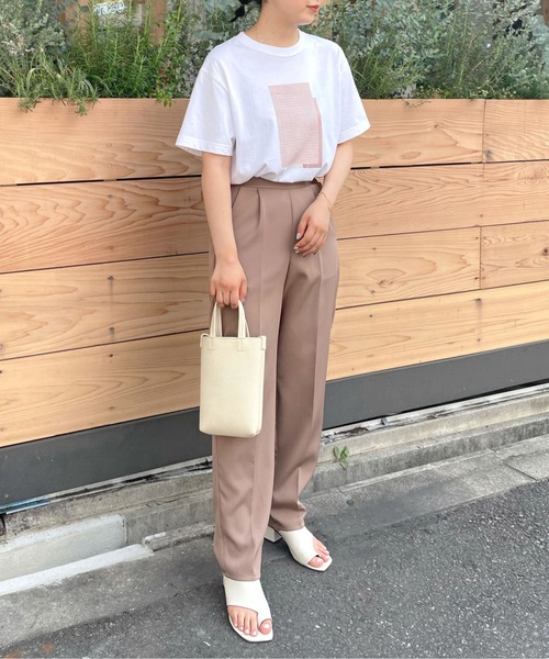 HER CLOSET(ハークローゼット)の「【HERCLOSET】アート柄プリントT(Tシャツ/カットソー・レディース・ホワイト系その他2/ホワイト/ホワイト系その他・S/M)」の6枚目の写真