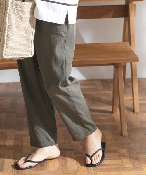 FORK&SPOON（フォークアンドスプーン）の「FORK&SPOON　ベイカーイージーパンツ（その他パンツ・レディース・ブラック/ダークブラウン/カーキ・ONE）」の4枚目の写真