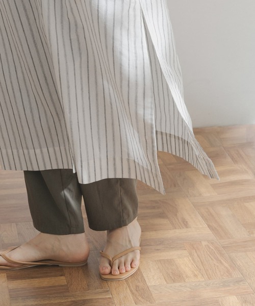 FORK&SPOON（フォークアンドスプーン）の「FORK&SPOON　ベイカーイージーパンツ（その他パンツ・レディース・ブラック/ダークブラウン/カーキ・ONE）」の8枚目の写真