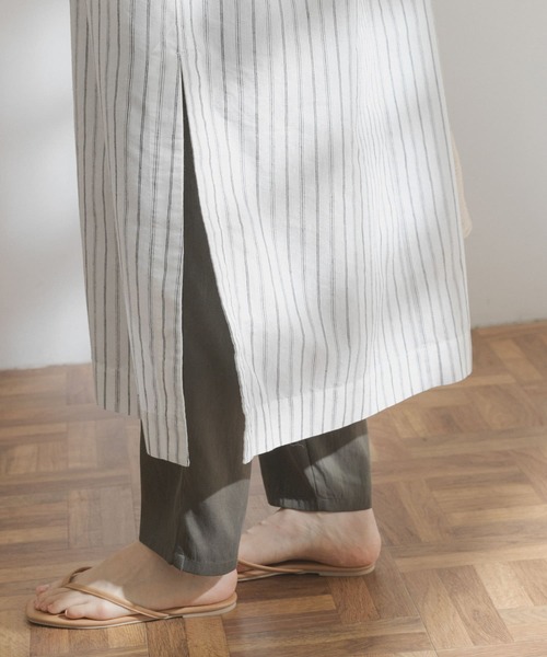 FORK&SPOON（フォークアンドスプーン）の「FORK&SPOON　ベイカーイージーパンツ（その他パンツ・レディース・ブラック/ダークブラウン/カーキ・ONE）」の9枚目の写真